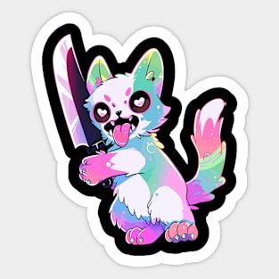 EDM Zombie Cat Electronic Music Festival DJ Sticker